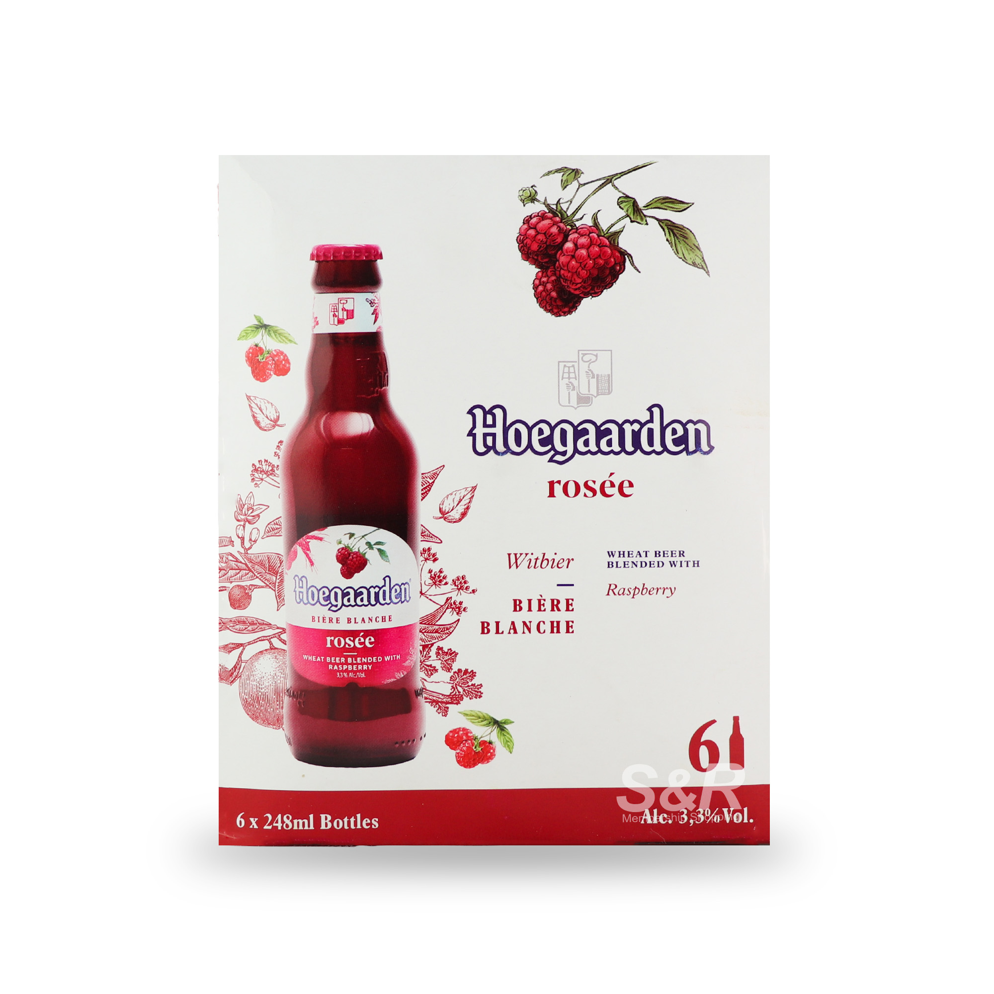 Hoegaarden Rosee Wheat Beer 6pcs Hoegaarden Rosee Wheat Beer 6pcs